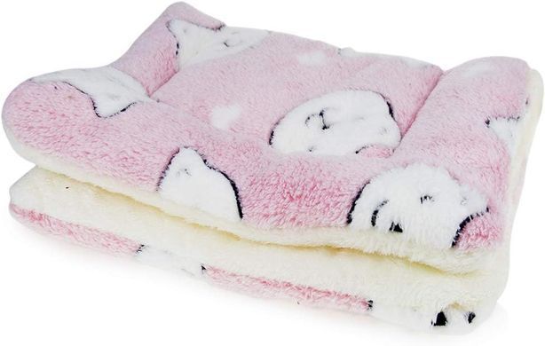 Плед для домашних животных Soft Pet Bed Cushion, Pink Bear Derby