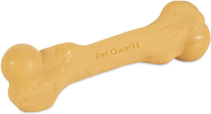 Жувальна кістка для собак Pet Qwerks Zombie BarkBone Natural Instincts Cheddar Cheese з ароматом сиру Pet Qwerks Toys