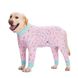 Післяопераційна попона для собак Derby D15 Pink Rainbow Pony, 4XL, 72 см, 108 см