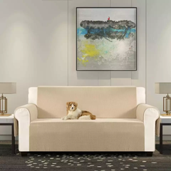 Високоякісний водонепроникний чохол на диван Modern Sofa Cover Beige
