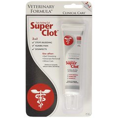 Кровоспинний, знеболюючий, антисептичний гель для обробки ран Veterinary Formula Clinical Care Super Clot Veterinary Formula