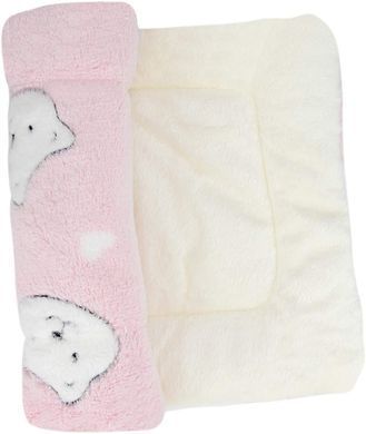 Плед для домашніх тварин Soft Pet Bed Cushion, Pink Bear Derby