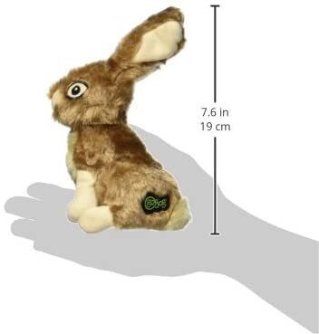 Жорстка плюшева іграшка для собак goDog Wildlife Rabbit goDog