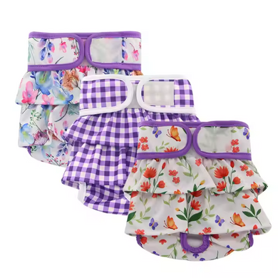 Багаторазовий підгузок для сук Dog Ladies Diapers 02
