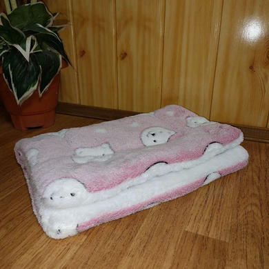 Плед для домашніх тварин Soft Pet Bed Cushion, Pink Bear Derby