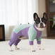 Комбинезон для собак LOVEPET Velvet Fleece Jumpsuit, Purple Mint Green, M, 30 см, 41 см, 29 см