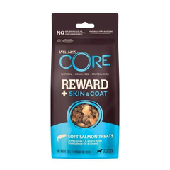 Функціональні ласощі для собак Wellness Core Reward+ for Skin & Coat для шкіри і шерсті з лососем Wellness CORE