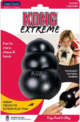 Надміцна гумова іграшка для собак KONG Extreme KONG