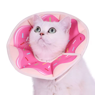 М'який комір для котів і невеликих собак Derby Pink Donut Derby