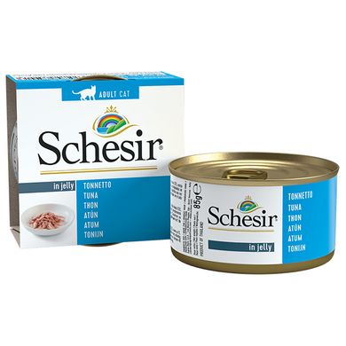 Консерви для котів Schesir Tuna з тунцем в желе Schesir