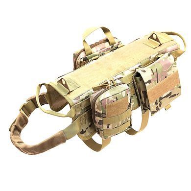 Тактическая шлея-жилет Derby Heavy Duty для собак с сумками для дрессировки Derby