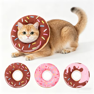 Мягкий воротник для кошек и небольших собак Taimei Pink Donut