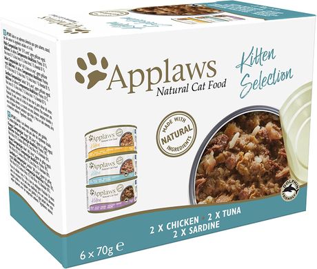 Набор консерв для котят Applaws Kitten Mixed Selection Multipack, 6х70g Applaws