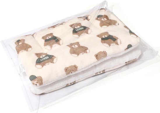 Плед для домашних животных Soft Pet Bed Cushion, Bear Love Derby