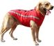 Світловідбиваюча водонепроникна спортивна куртка на флісі для собак, 5XL, 56 см, 76 см, 53 см
