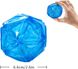 М'ячик для собак, що світиться Diamond Shape Elastic Squeaky Dog Ball з пищалкою, Синій