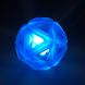 М'ячик для собак, що світиться Diamond Shape Elastic Squeaky Dog Ball з пищалкою, Синій