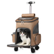 Водонепроницаемая переноска на колесах для домашних животных Voyager Pet LVGB2023 Trolley Bag, Серый, 32х26х49 см