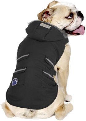 Толстая флисовая куртка BWOGUE с капюшоном для собак