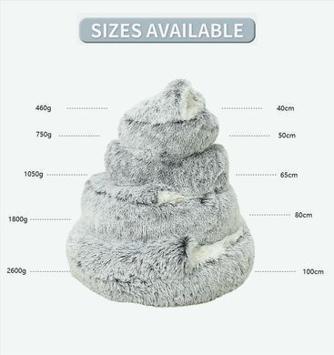 Плюшева лежанка Люпосанчик Green Plush Pet Bed для котів і собак Люпосанчик