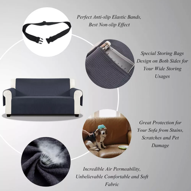 Високоякісний водонепроникний чохол на диван Modern Sofa Cover Bordo