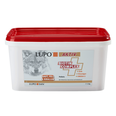 Харчова добавка для шкіри і шерсті собак LUPO AKTIV Biotin Complex Luposan