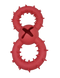 Жевательная игрушка для собак Bonny figure 8 bone-piercing, Красный