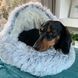 Плюшева лежанка Люпосанчик Green Plush Pet Bed для котів і собак, 2XL, d - 120 см