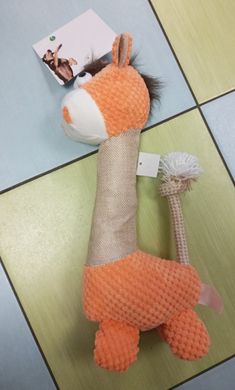 М'яка іграшка для собак Tedi Giraffe TEDi