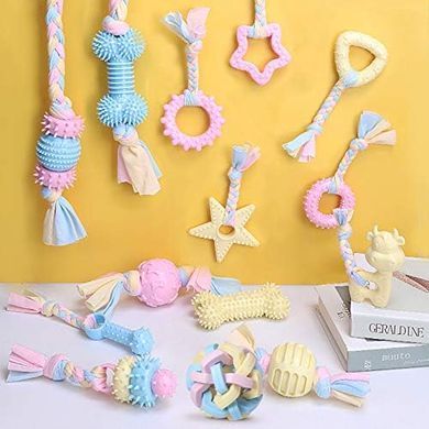 Жувальна іграшка для собак Derby Ribbed bone with cotton rope Derby