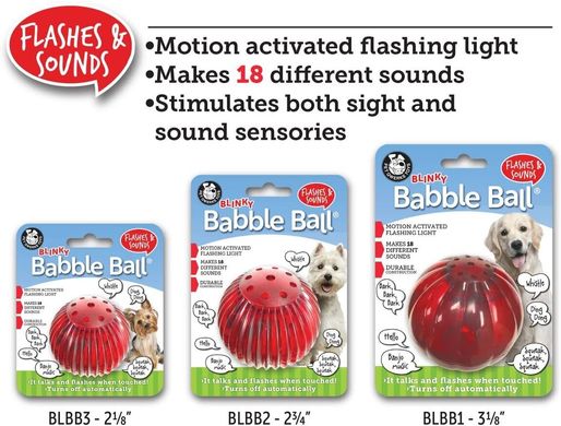 Інтерактивна іграшка-м'яч для собак Pet Qwerks Blinky Babble Ball Pet Qwerks Toys