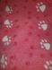 Прочный коврик Vetbed Big Paws розовый, 80х100 см
