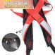 Тягова шлейка для собак V.PET.B.R H6, Червоний, XX-Large