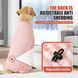 Теплая пижама для собак Derby Soft Winter Dog Pajamas, Pink stripes, M, 45-48 см, 54-64 см, 41 см