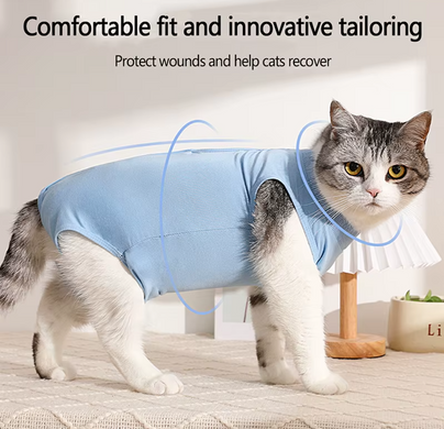 Одяг для котів після операції Holley Blue Holley