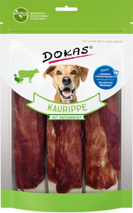 Жевательная говяжья кожа с утиной грудкой Dokas