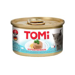 Консервы для котят TOMi For Kitten with Salmon - мусс с лососем TOMi