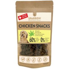 Ласощі для собак SPARROW Chicken Snacks with CBD (з коноплею) SPARROW