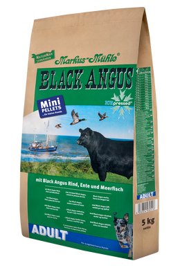 Сухой корм для взрослых собак мелких пород Markus-Muhle Black Angus Adult Mini Pellets с говядиной Markus-Muhle