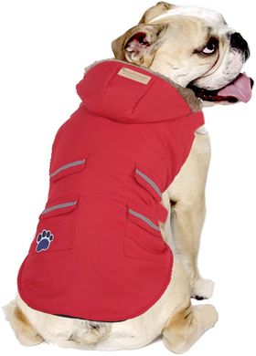 Толстая флисовая куртка BWOGUE с капюшоном для собак