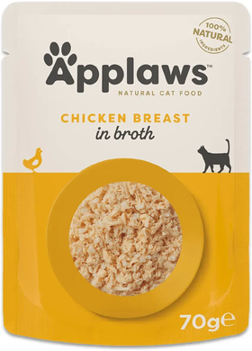 Набір паучів для котів Applaws Chicken Selection in Broth, 6х70g Applaws