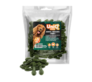 Лакомство для чистки зубов собак UniQ PETS DENTAL Зубные щетки (mint) UniQ PETS