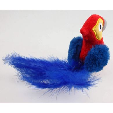 Іграшка для Котів Gigwi Melody Chaser Папуга з Датчиком Торкання та Звуковим Чіпом 12 см GiGwi
