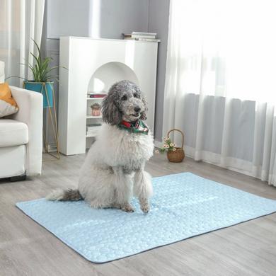 Літня охолоджуюча підстилка Derby Light Blue для домашніх тварин Derby