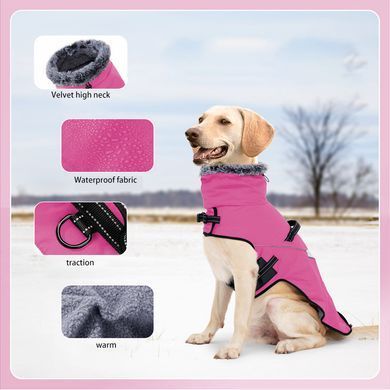 Водонепроницаемое пальто для собак Wan Talk Pink Dog Jacket Wan talk