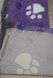 Міцний килимок Vetbed Big Paws фіолетовий, 44х160 см