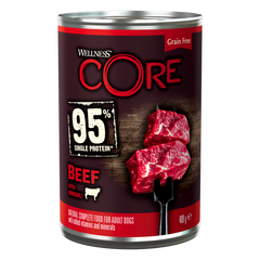 Консерви для собак Wellness CORE 95% Single Protein, Beef with Broccoli з яловичиною Wellness CORE