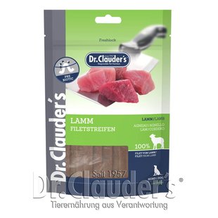 Ласощі для собак Dr.Clauder´s Lamb Filet Strips з ягнятою Dr.Clauder's