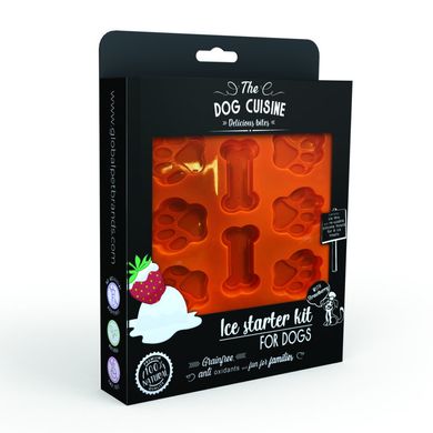 Стартовый набор для приготовления мороженого для собак с силиконовым противинем The Dog Cuisine