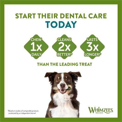 Натуральні ласощі для зубів собак WHIMZEES Dental Treats Stix, S 150 шт. WHIMZEES